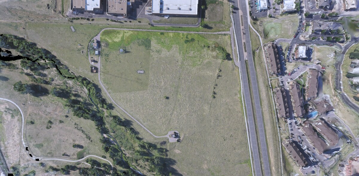 Aerial 3D model of the Corvado site