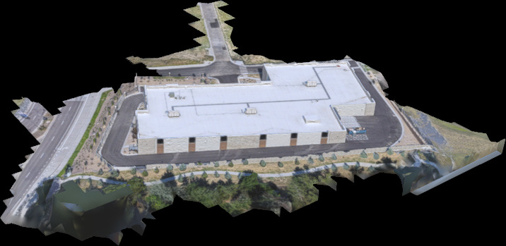 Aerial 3D model of the CP Storage site